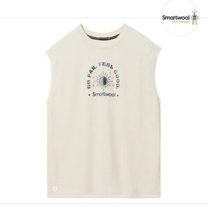 NEW🤍Smartwool Women's Merino Wool Active Muscle T color-almond Heather small$65